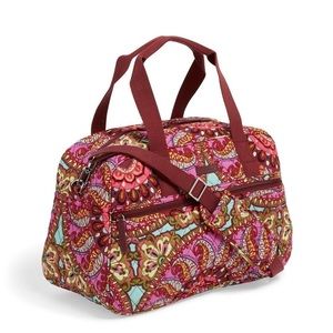 New Vera Bradley Compact Traveler Bag in Resort Medallion